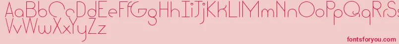 Cattia Font – Red Fonts on Pink Background