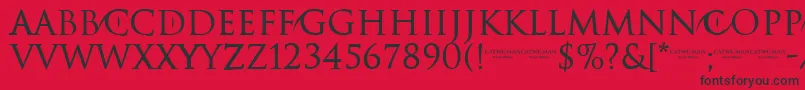 More about CATWOMAN Font CATWOMAN Font – Black Fonts on Red Background