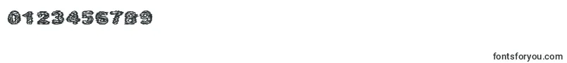 Caustic-Schriftart – Schriften für Zahlen und Nummern