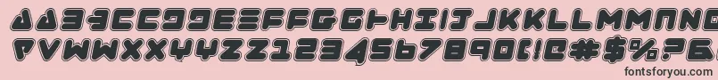 Zealotcoli Font – Black Fonts on Pink Background