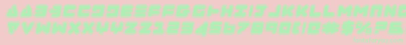 Zealotcoli Font – Green Fonts on Pink Background