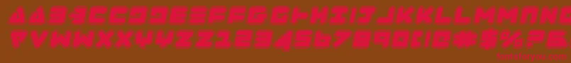 Zealotcoli Font – Red Fonts on Brown Background
