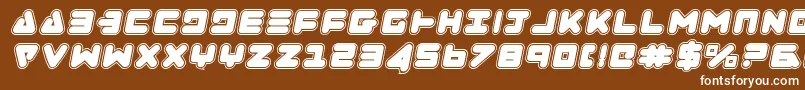 Zealotcoli Font – White Fonts on Brown Background