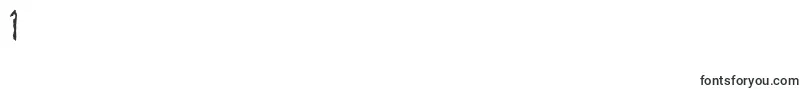 フォントCavity Regular – フォント数字1