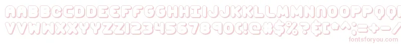 ccapshad Font – Pink Fonts on White Background