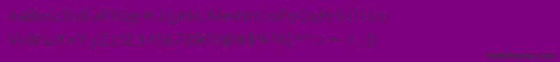 Czcionka cekerayam regular webfont – czarne czcionki na fioletowym tle