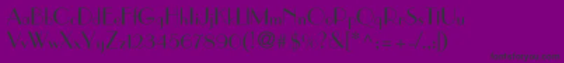 Parisianstd Font – Black Fonts on Purple Background