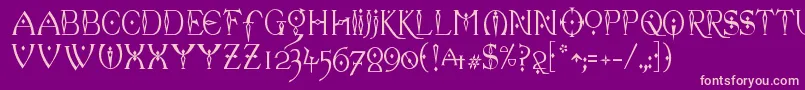 celexa   Font – Pink Fonts on Purple Background