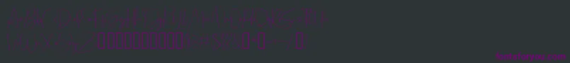 Cellina Font – Purple Fonts on Black Background