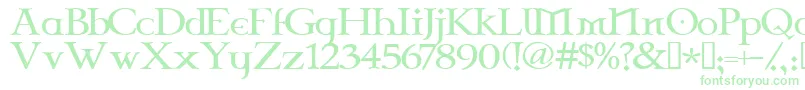 CELTG    Font – Green Fonts on White Background