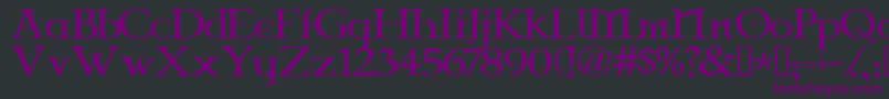 CELTG    Font – Purple Fonts on Black Background
