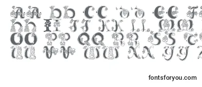 Überblick über die Schriftart Celtic Knot