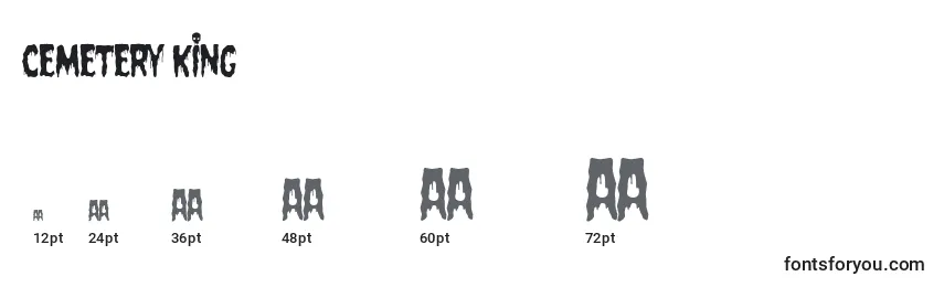 Cemetery King Font Sizes