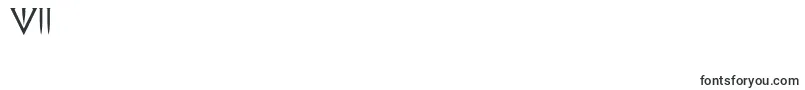 Police cenobyte – polices chiffre 7