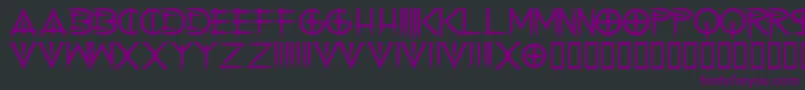 cenobyte Font – Purple Fonts on Black Background