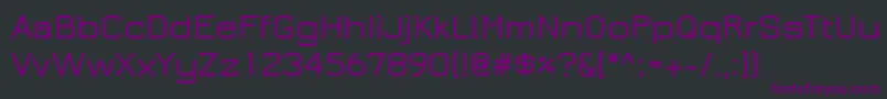 Jura Font – Purple Fonts on Black Background