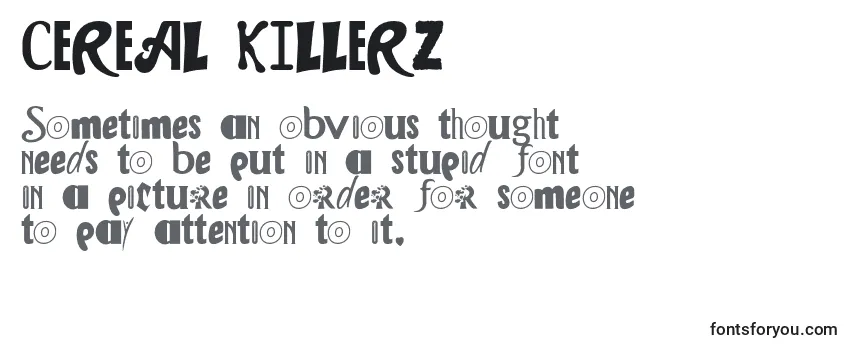 CEREAL KILLERZ Font