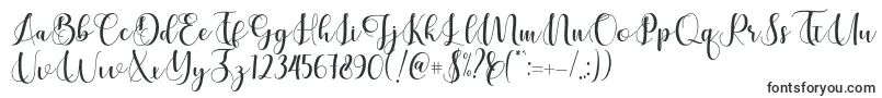 Шрифт Cerilleta – надписи красивыми шрифтами