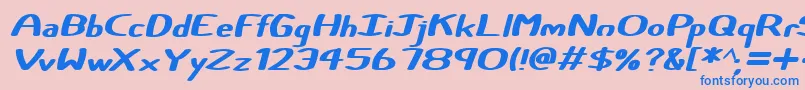 Подробнее о шрифте Certainly Italic Шрифт Certainly Italic – синие шрифты на розовом фоне