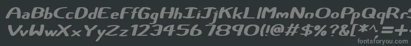 Więcej informacji o czcionce Certainly Italic Czcionka Certainly Italic – szare czcionki na czarnym tle