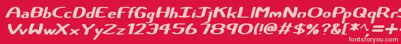 Saiba mais sobre a fonte Certainly Italic Fonte Certainly Italic – fontes rosa em um fundo vermelho