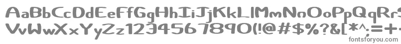 フォントCertainly – 白い背景に灰色の文字