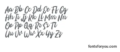 Schriftart Certhas Font by 7NTypes