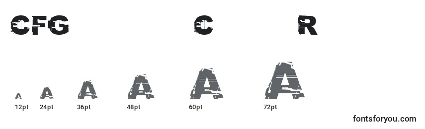 CFGlitchCity Regular Font Sizes