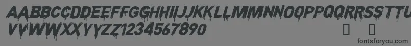 CFNightofTerrorPERSONAL Reg Font – Black Fonts on Gray Background