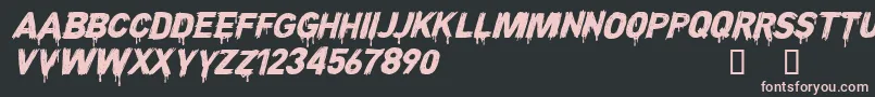 CFNightofTerrorPERSONAL Reg Font – Pink Fonts on Black Background