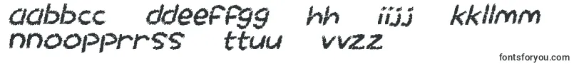 Chalktastic Italic-Schriftart – esperanto Schriften