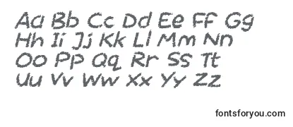 Шрифт Chalktastic Italic