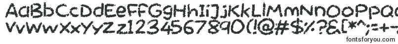 Шрифт Chalktastic – мусорные шрифты