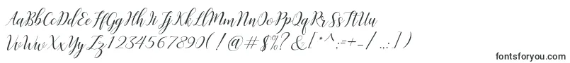 Шрифт Challista – рукописные шрифты
