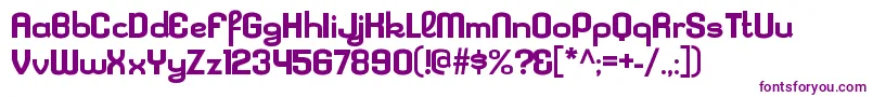 KleptocracyexBold-fontti – violetit fontit
