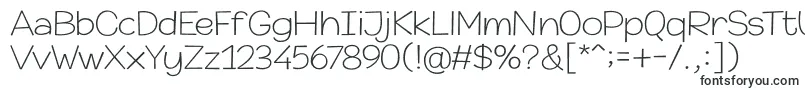 Шрифт Champigna Thin – шрифты для Adobe Indesign
