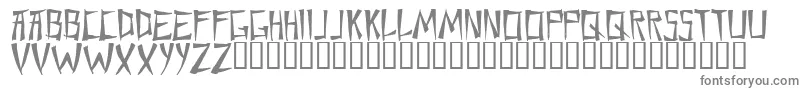 Chane   -fontti – harmaat kirjasimet valkoisella taustalla