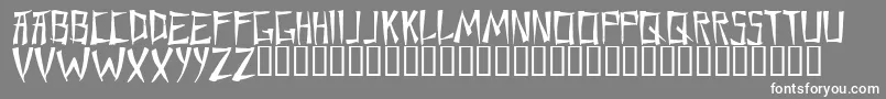 Шрифт Chane    – белые шрифты на сером фоне