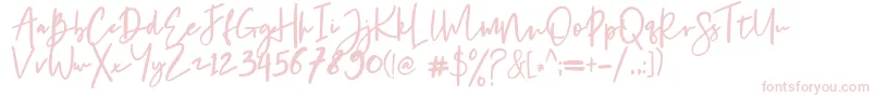Chantelle-Schriftart – Rosa Schriften
