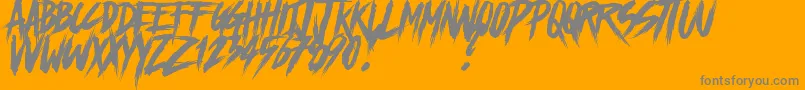 fuente Chapters DEMO – Fuentes Grises Sobre Fondo Naranja