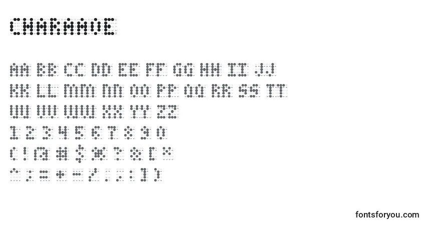 Schriftart CharaAOE – Alphabet, Zahlen, spezielle Symbole