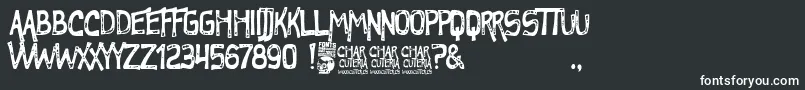 Charcuteria Font – White Fonts