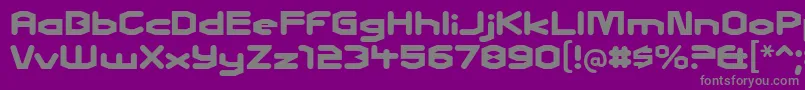 charles in charge Font – Gray Fonts on Purple Background