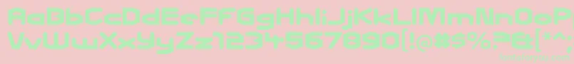 charles in charge Font – Green Fonts on Pink Background