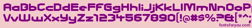charles in charge Font – Purple Fonts on Pink Background