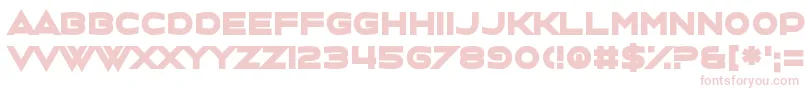 Шрифт Charlestoning – розовые шрифты