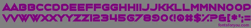 Charlestoning Font – Purple Fonts on Gray Background