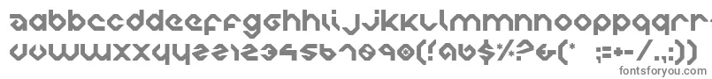 charliesangles-fontti – harmaat kirjasimet valkoisella taustalla