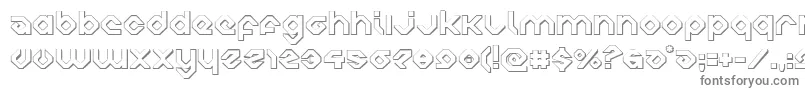 charliesangles3d-Schriftart – Graue Schriften auf weißem Hintergrund