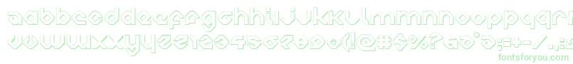 charliesangles3d Font – Green Fonts on White Background